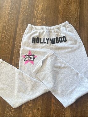 NWT Skims LA Exclusive Cotton Fleece Straight Leg Pant